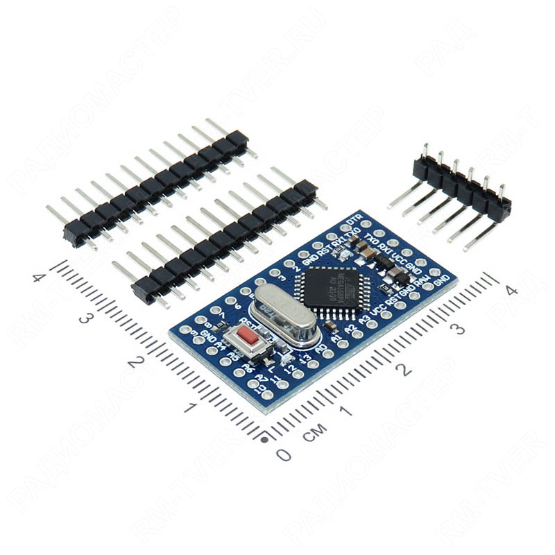 картинка Arduino PRO Mini Atmega168 от магазина "РадиоМастер"
