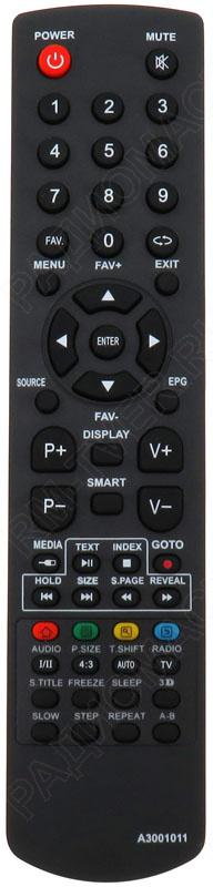 картинка Пульт ДУ Akai A3001011 (22V07) LCD TV от магазина "РадиоМастер"