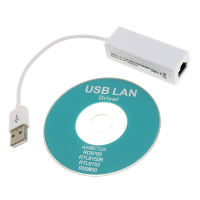 Фотография Адаптер USB Ethernet (переход USB A- 8P8C) с драйвером, внешняя сетевая карта 