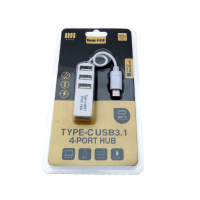 Фотография Разветвитель Type-C USB (USB HUB 3.1) на 4 порта, model:P-3101