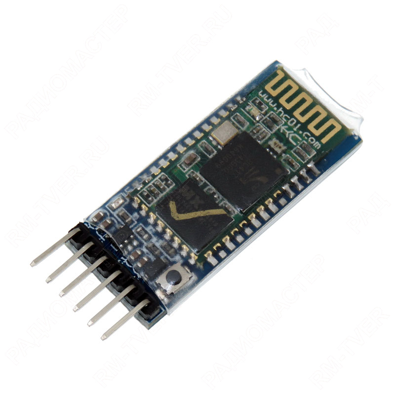 картинка Bluetooth модуль HC-05 на плате 6 pin от магазина "РадиоМастер"