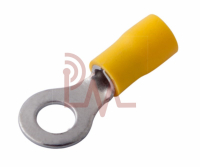 Фотография Клемма кольцевая изол. тип O Ø6мм жёлтая VR 6.4 M6 под пров. от 2,5 до 6 мм.кв DKC