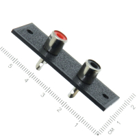 Фотография RCA 2 Гнезда, пластик, панель 1-770