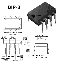 Фотография CA3140EZ (CA3140E)    DIP-8,   Операционный усилитель