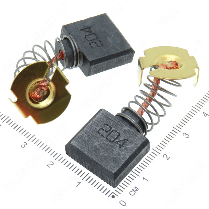 картинка Щётка 7х18х16 мм CB-204 Makita 191957-7, графитовые, в уп.2шт., Япония от магазина "РадиоМастер"