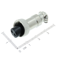 Фотография Гнездо на кабель GX12M-2A (2 pin)