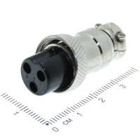 Фотография Гнездо на кабель GX16M-3A (3 pin), MIC