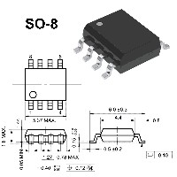 Фотография BIT3251    SO-8-150-1.27,   Драйвер тока, М/с для LED