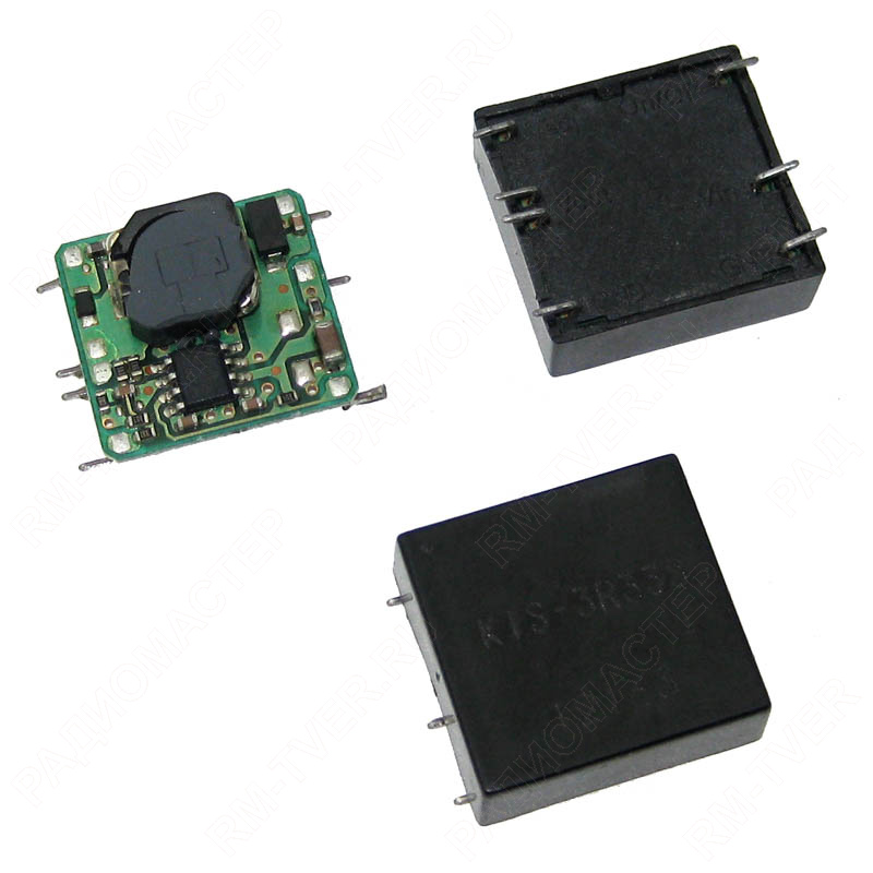 картинка DC-DC понижающий рег-й на MP2307 KIS-3R33S , 3А, Uвх от 4,75 до 23В, Uвых  от 1 до 17В от магазина "РадиоМастер"