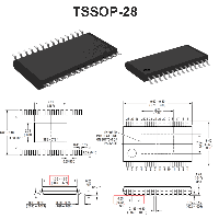 Фотография RDA3118E28    TSSOP-28 (HTSSOP-28),   УНЧ, Audio Power IC