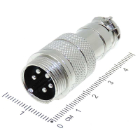 Фотография Штекер на кабель GX16M-5C (5 pin), MIC