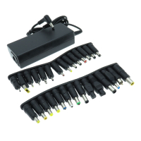 Фотография БПС для ноутбуков, 19V, 4,74А, 90W, штекер 5,5/2,5, импульсный, с переходниками 28 шт.