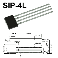 Фотография ATS277 (EG277, YS277, AH277) (Датчик Холла), Маркировка - 277    SIP-4L