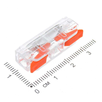 Фотография Клемма с рычагами 1 полюс х 2 контакта 0,2-4,0 мм2, STEKKER LD219-421