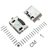 Фотография Micro USB B-5SD2 REV, гнездо на плату, SMD