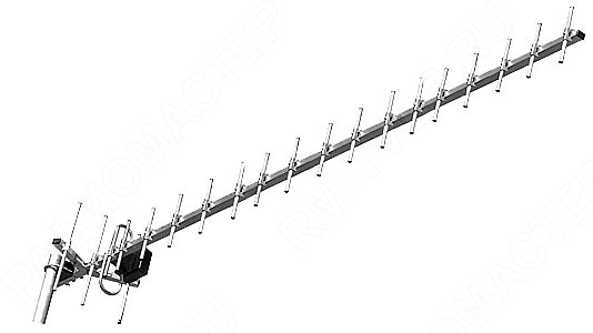 картинка Антенна GSM 900МГц Locus L 30.21 17dB 1,9м (кабель 10м), снята с производства от магазина "РадиоМастер"