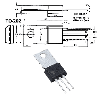 Фотография AC03F    TO-202,   Симистор, Vdrm=500V, It=3A, Igt=12mA