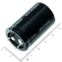 Фотография Конденсатор электролитический    220 мкФ, 400 В, LSW, (25x40 +85)