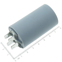 Фотография Конденсатор пусковой    10 мкФ, 450 В, CBB60 с клеммами