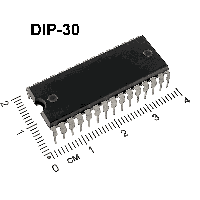 Фотография M51387P    DIP-30,   TV, CRT - система цветности