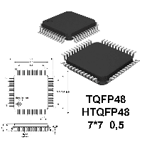 Фотография AS19-HG    TQFP48 (HTQFP48) 7*7 0,5,   TV - драйвер для LCD