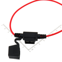 Фотография Держатель автопредохранителя тип "MINI" на проводе 1,00мм2 (LXD-104), 23-0043