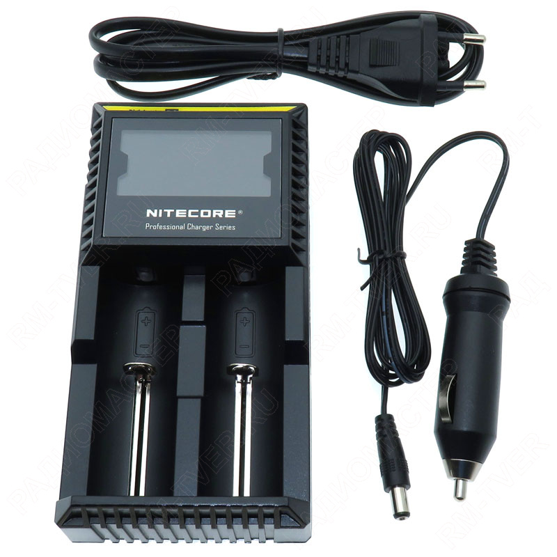 картинка Зар. устр. универсальное Nitecore Intellicharger D2 c ЖК дисплеем для NI-MN/NI-CD,LI-ION от магазина "РадиоМастер"