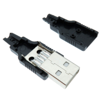 Фотография USB A-SPB Штекер в корпусе, на шнур (RST 334)