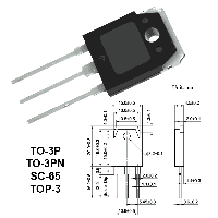 Фотография 13009L (MJE13009L)    TO-3P,   NPN, Vceo=400V, Ic=12A, hfe=6..40, Ft=4MHz, Pd=100W