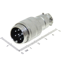 Фотография Штекер на кабель GX16M-6C (6 pin), MIC