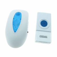 Фотография Звонок беспроводной КОСМОС (база + кнопка на батарейках) КОС AG400