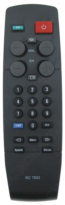 картинка Пульт ДУ Philips RC-7802 (7805) [TV] от магазина "РадиоМастер"