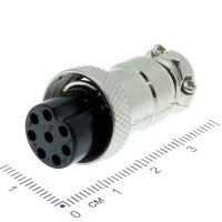 Фотография Гнездо на кабель GX16M-8A (8 pin), MIC