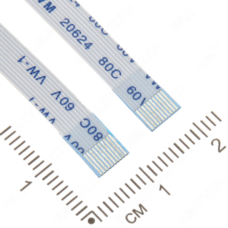 картинка Шлейф 10pin 1000mm step 0,5mm, F&F  от магазина "РадиоМастер"