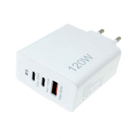 Фотография СЗУ 1xUSB, 2xType-C, 5V, 120W, AR-PD06 PD+QC3.0, Quick Charge