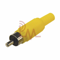 Фотография RCA Штекер "Жёлтый", пластик, шнур 14-0402