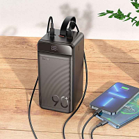 Фотография Внешний аккумулятор  (PowerBank) 90000mAh HOCO J123D, 22.5 W, 3 USB, Led display