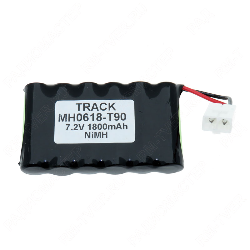 картинка АКБ 7,2V 1800mA/h NI-MH, TRACK MH0618-T90 с разъёмом (для игрушек) от магазина "РадиоМастер"