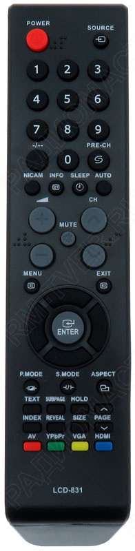картинка Пульт ДУ Shivaki LCD-831 General 15/19GL28 Orion otv-15r1 ic от магазина "РадиоМастер"