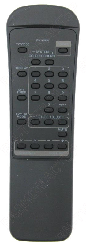 картинка Пульт ДУ JVC RM-C530 (RM-C457) [TV] от магазина "РадиоМастер"