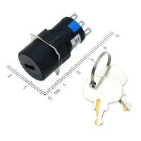 Фотография Ключ-выключатель Y6-11Y/3, 3 pin, U=220V, I=3A, ON - ON