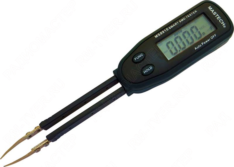 картинка Мультиметр Mastech MS8910 (Ом, Diode tes, С) Пинцет от магазина "РадиоМастер"