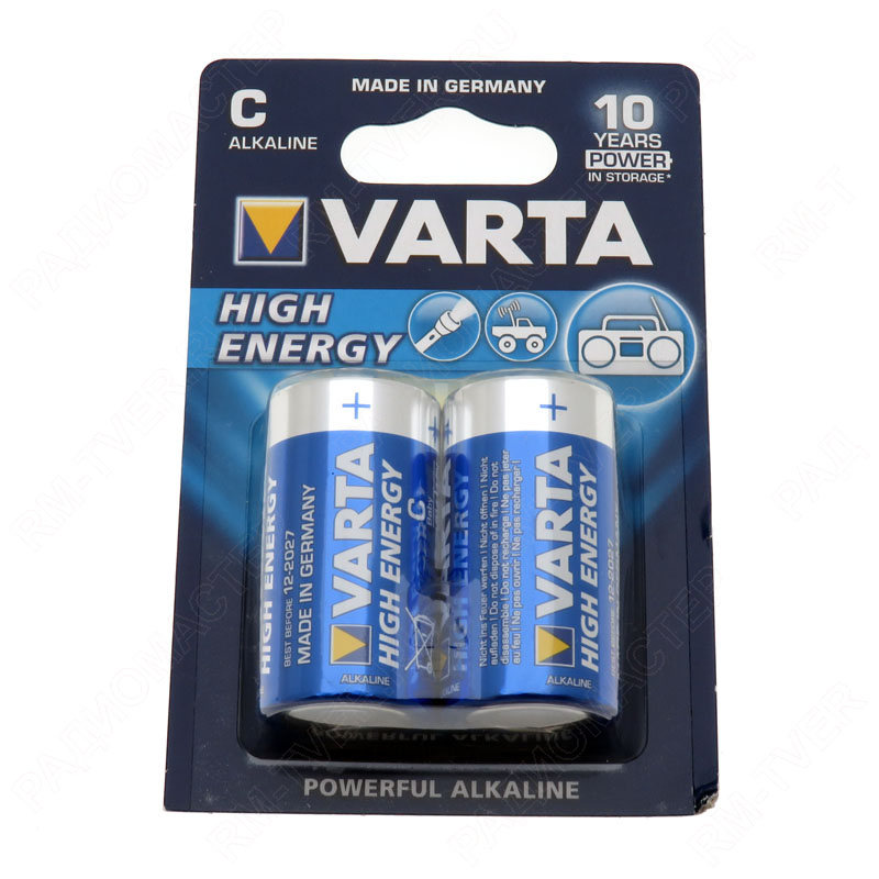 картинка Элемент питания LR14  Alkaline VARTA MN1400 1шт. от магазина "РадиоМастер"