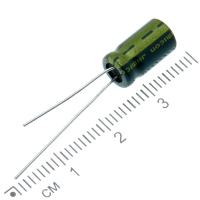 Фотография Конденсатор электролитический    100 мкФ, 35 В, WL, (8х11 +105)
