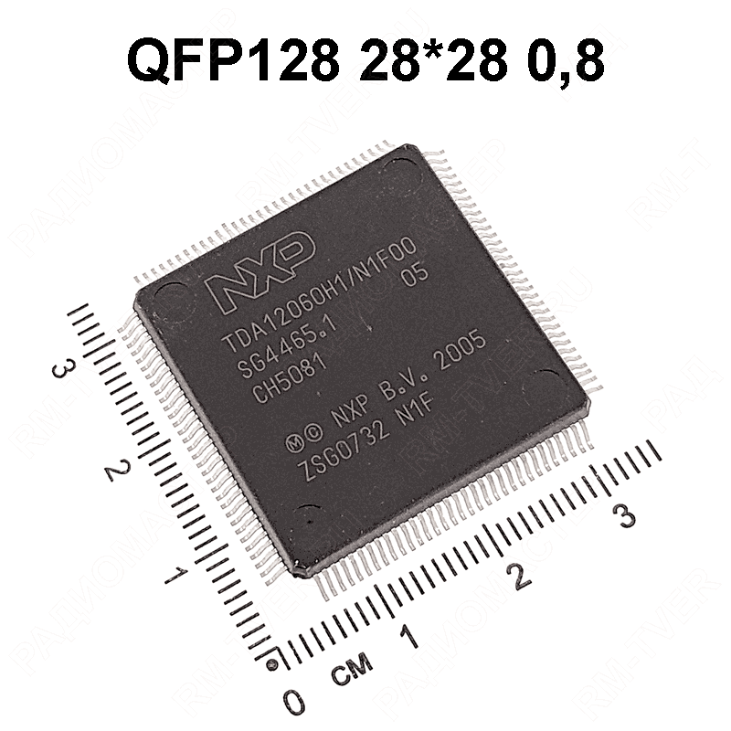 картинка TDA12060H1/N1F00    QFP128 28*28 0,8,   TV - процессор от магазина "РадиоМастер"