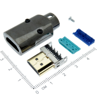 Фотография HDMI Штекер обжимной, металл 5-897-1