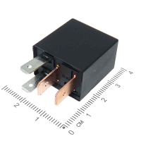 Фотография Реле  12V CR010 (JCRL) для авто 40A (Контактный набор: 1 перекл., 2+2 ноги)