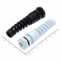 Фотография Кабельный ввод нейлон PG7 в отверстие 11 мм, под кабель до 6,5 мм