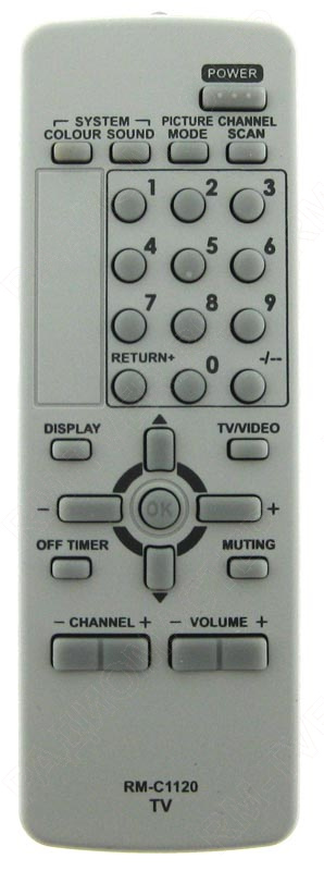 картинка Пульт ДУ JVC RM-C1120 как оригинал [TV] от магазина "РадиоМастер"