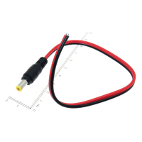 Фотография Питание 5,5/2,5 мм Штекер, пластик, с проводом 20(10)см
